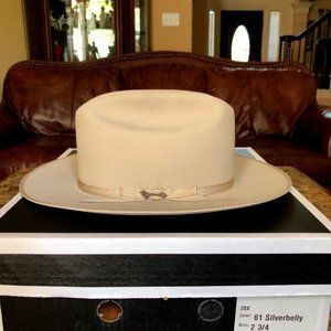 Stetson Open Road 20X Silverbelly 7 1/2 Great Quality Western!